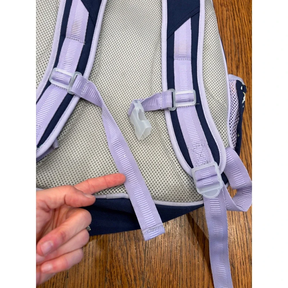 Pottery Barn Kids Mackenzie Night Unicorn Glow Backpack Navy School Bag